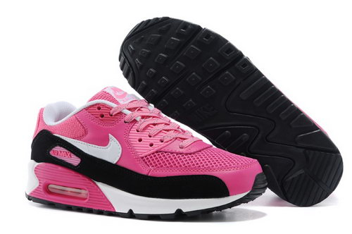 Nike Air Max 90 Womenss Shoes Baby Pink Black White Hot Uk